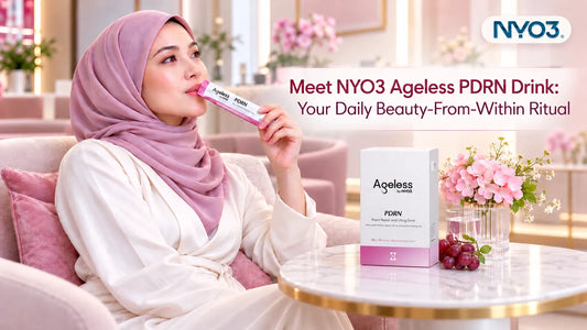 Meet NYO3 Ageless PDRN Drink: Your Daily Beauty-From-Within Ritual