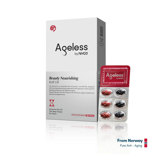 NYO3® Ageless Beauty Nourishing Krill Oil Softgels Mini Set