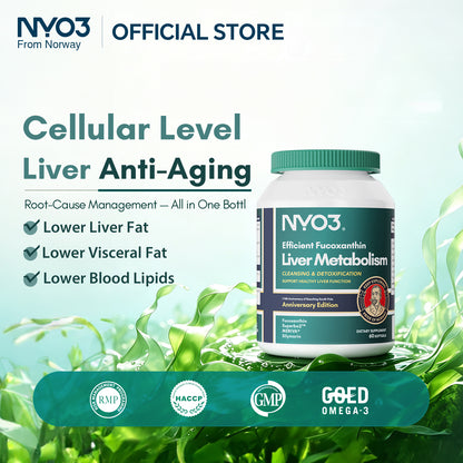 NYO3® Efficient Fucoxanthin Liver Metabolism Support – 60 Softgels