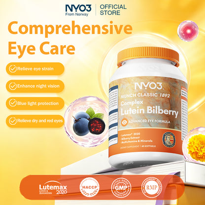 NYO3® Complex Lutein Bilberry Softgels 527mg
