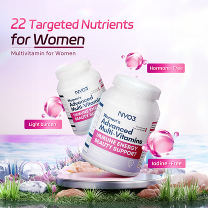 NYO3® Women's Advanced Multi-Vitamins Capsules 545mg