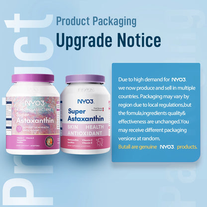 NYO3® Super Astaxanthin Softgels 500mg