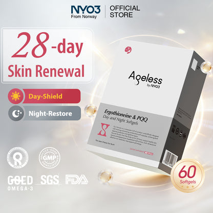 NYO3® Ageless Beauty Nourishing Krill Oil Softgels