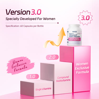 NYO3® Women's Advanced Multi-Vitamins Capsules 545mg