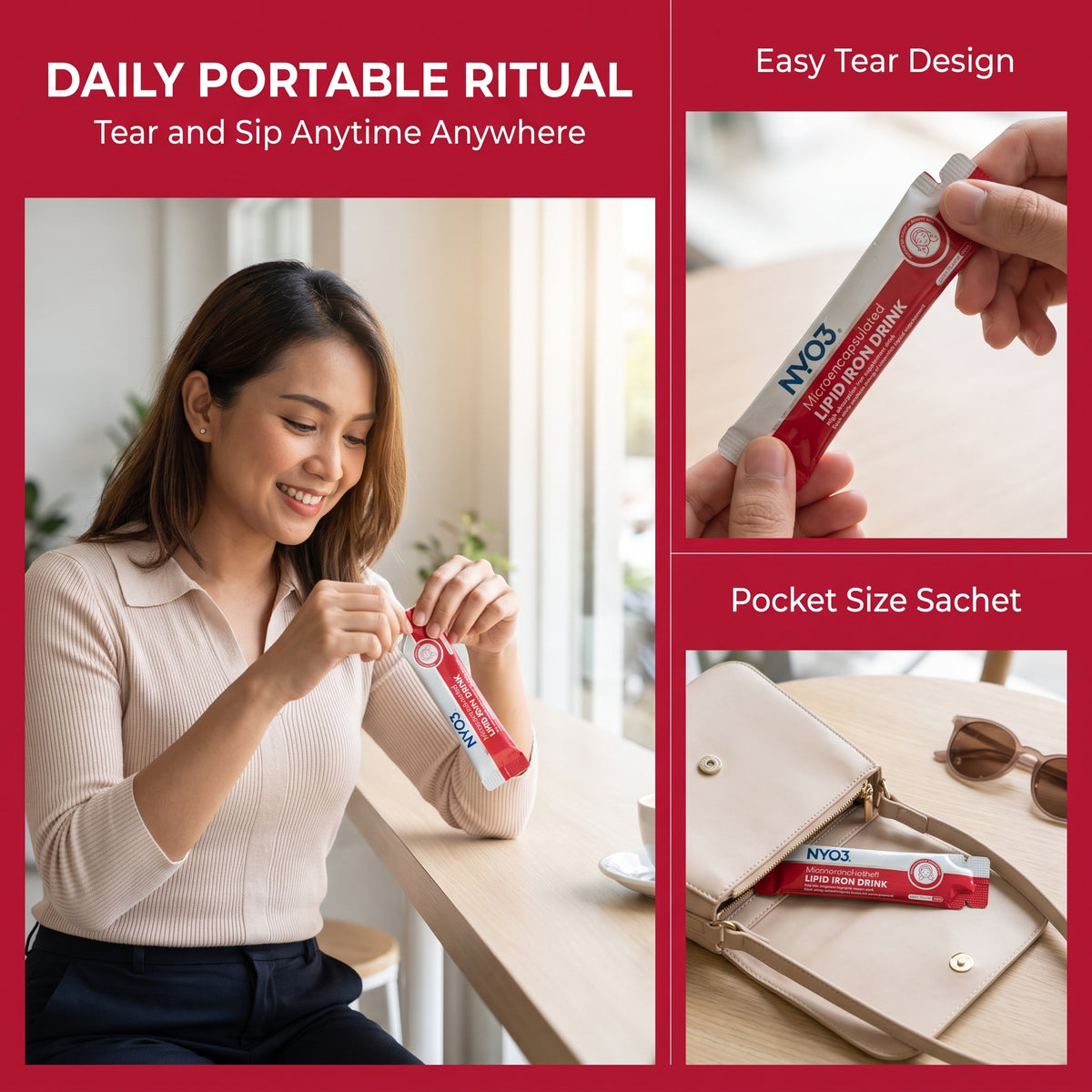 NYO3® Anti-Age Collagen Lipid Iron Drink