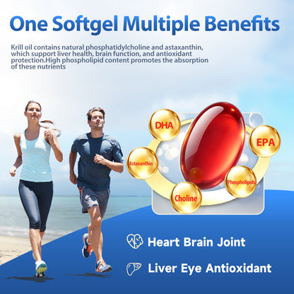 NYO3® Antarctic Krill Oil – 56% Phospholipids 500mg 90 Softgels