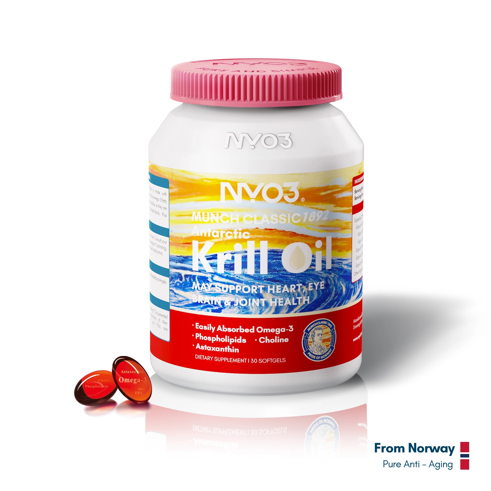 NYO3® MUNCH CLASSIC 1892 Antarctic Krill Oil