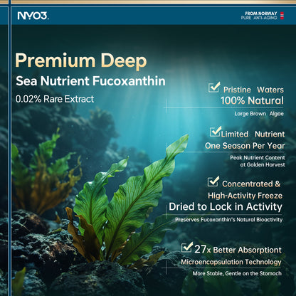 NYO3® Efficient Fucoxanthin Liver Metabolism Support – 60 Softgels