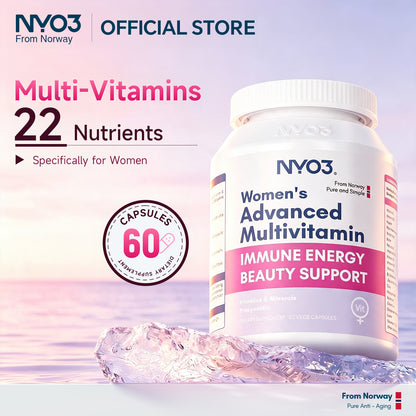 NYO3® Women's Advanced Multi-Vitamins Capsules 545mg