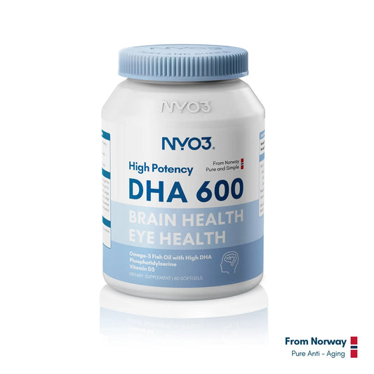 NYO3® High Potency DHA 600 Fish Oil 1000mg
