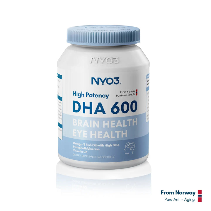 NYO3® High Potency DHA 600 Fish Oil 1000mg