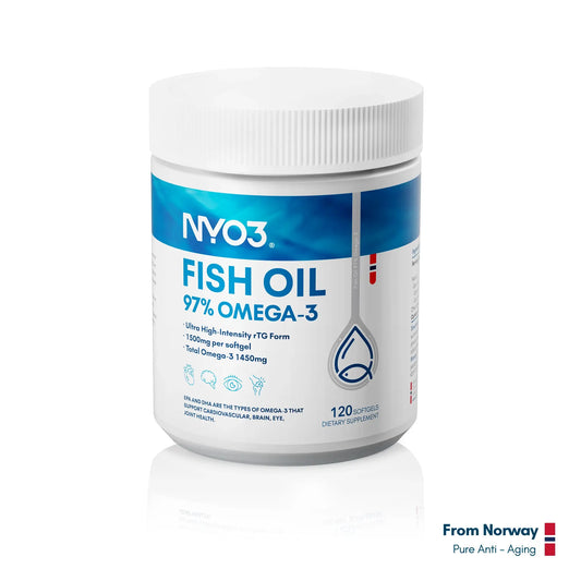 NYO3® 97% Omega 3 Fish Oil Softgels, 120ct