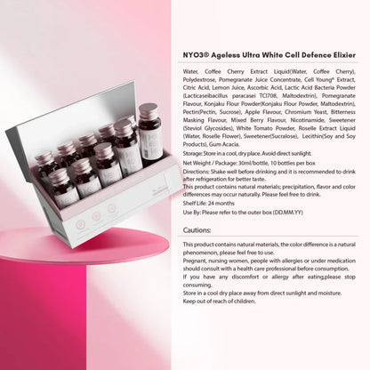 NYO3® Ageless Ultra White Cell Defence Elixier(Buy More, Save More)