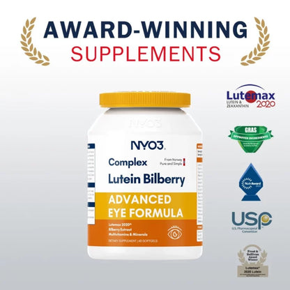 NYO3® Complex Lutein Bilberry Softgels 527mg(Buy More, Save More)
