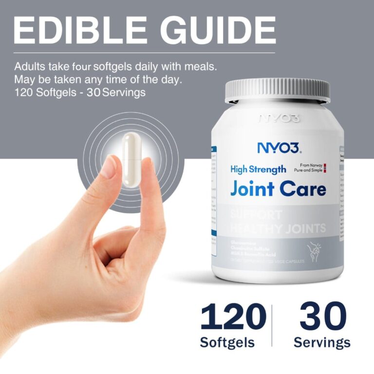 NYO3® High Strength Joint Support Softgels 612mg(Buy More, Save More)