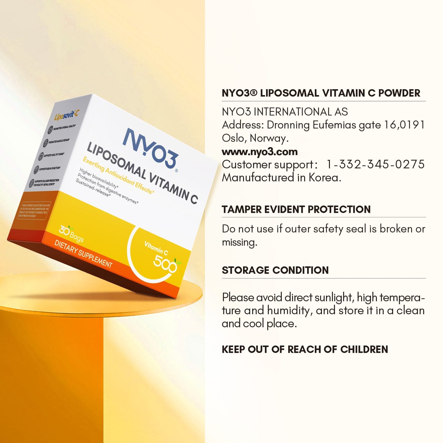 NYO3® Liposomal Vitamin C Powder(sold out)