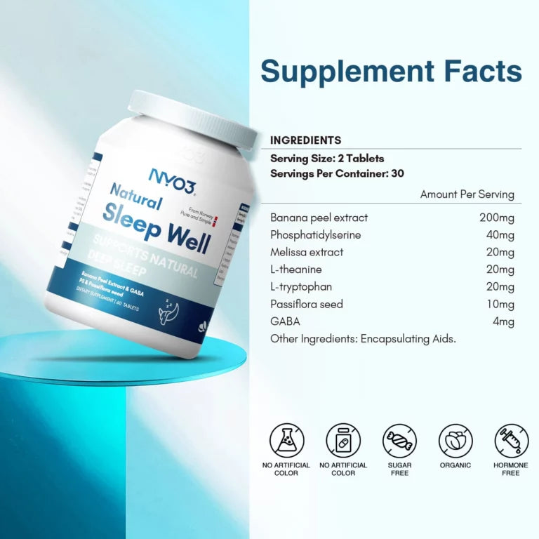 NYO3® Natural Sleep Tablets 541mg(Buy More, Save More)