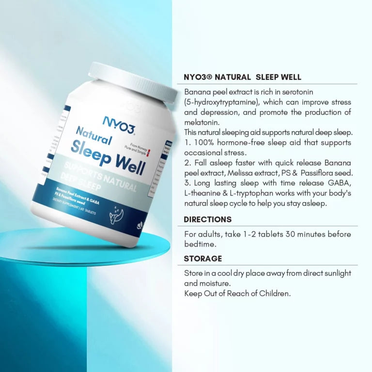 NYO3® Natural Sleep Tablets 541mg(Buy More, Save More)