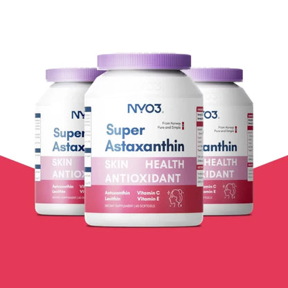 NYO3® Super Astaxanthin Softgels 500mg(Buy More, Save More)