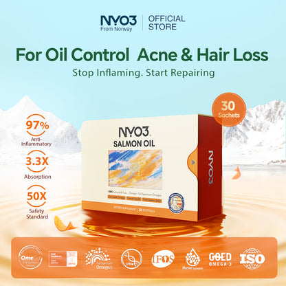 NYO3® 97% Anti-inflammation Salmon Oil Softgels