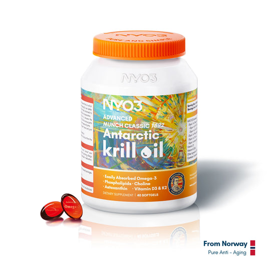 NYO3® Advanced MUNCH CLASSIC 1892 Antarctic Krill Oil Softgels 2.0
