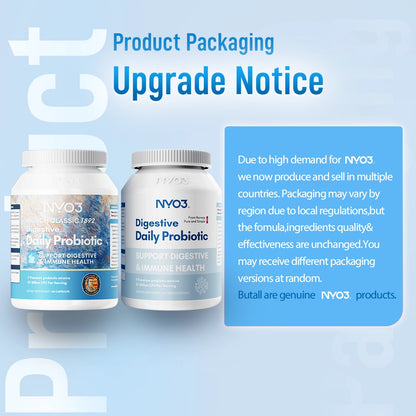 NYO3® Daily Digestive Probiotic Capsules