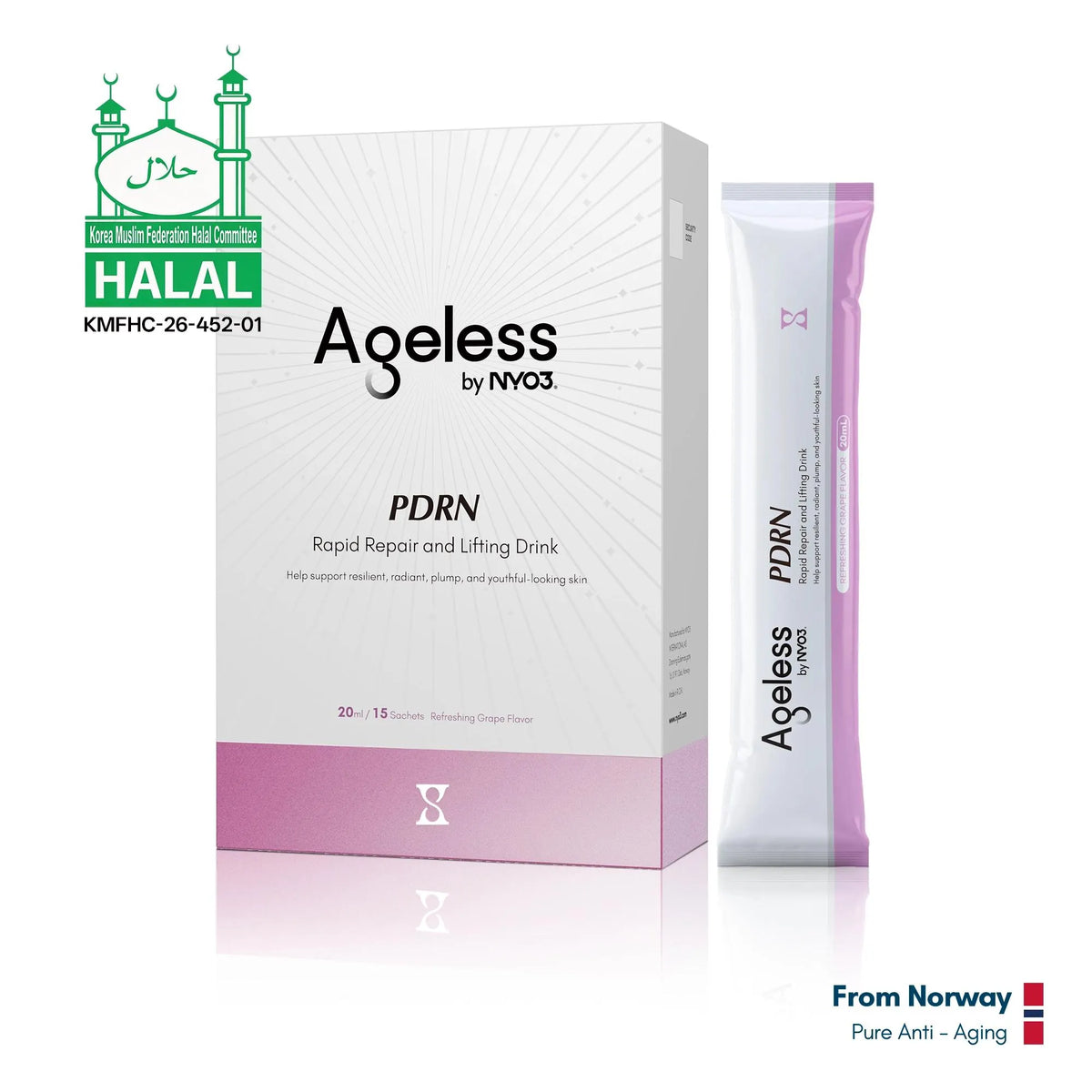 NYO3® Ageless PDRN Rapid Repair and Lifting Drink