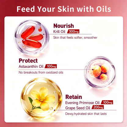 NYO3® Ageless Beauty Nourishing Krill Oil Softgels Mini Set