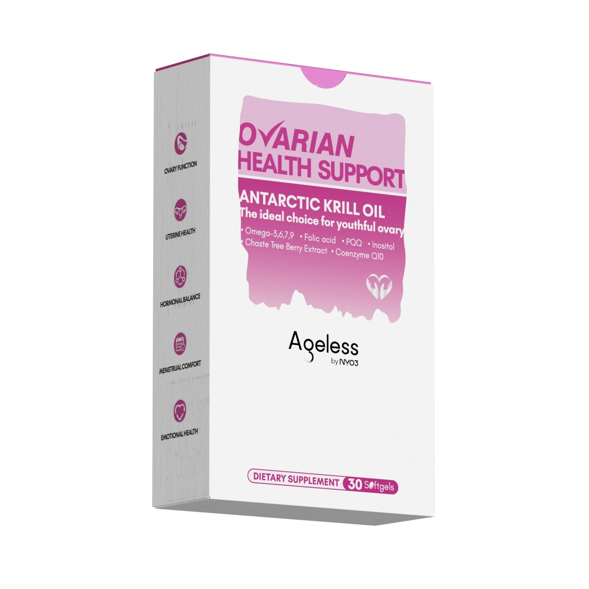 NYO3® Ageless Ovarian Health Support Antarctic Krill Oil